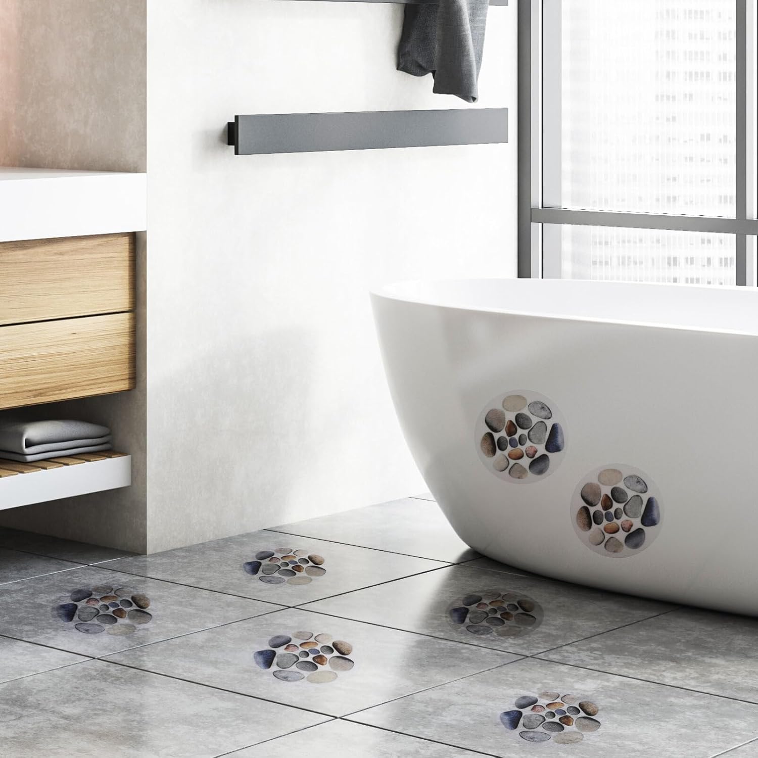 Non Slip Bathtub Stickers for Tub Safety and Anti-Fall Strips