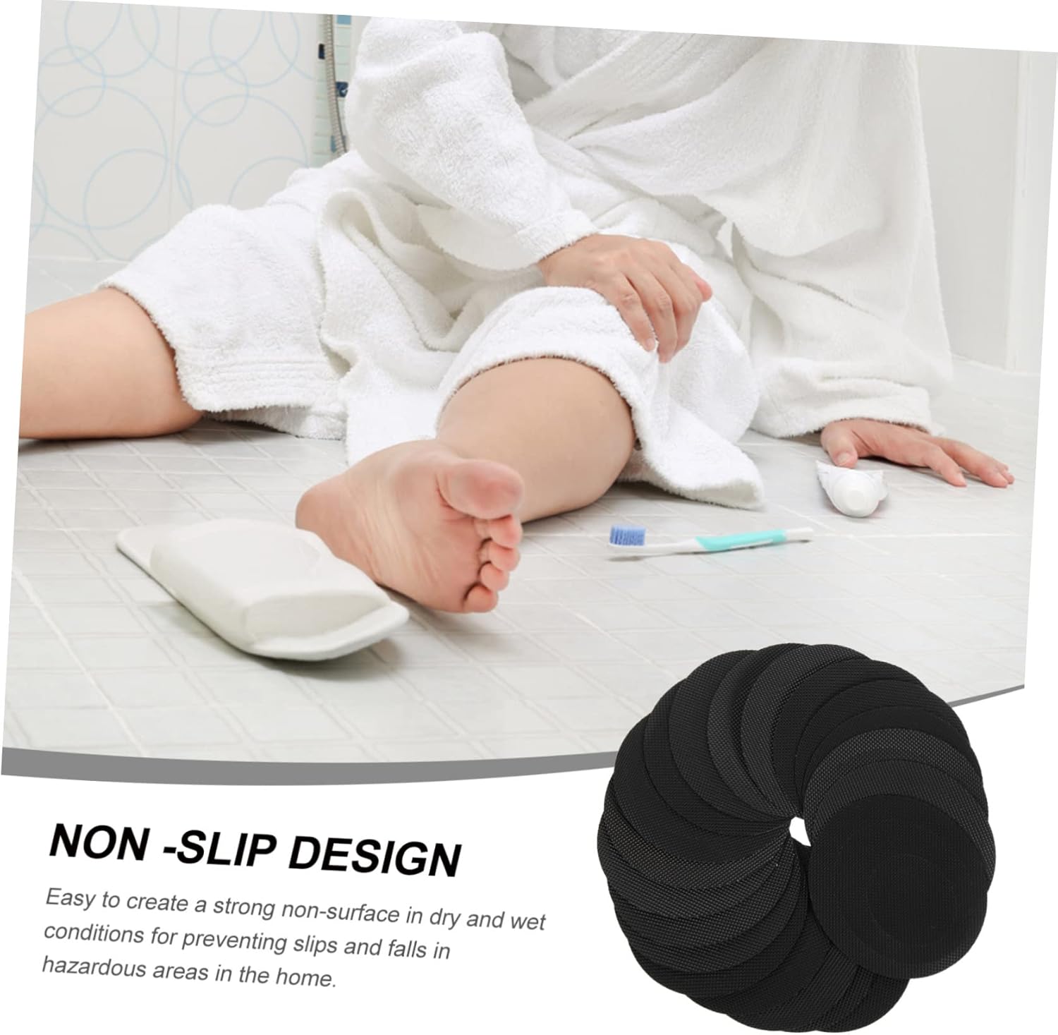 20-Piece Non-Slip bath Sticker Best for bathtub Safety