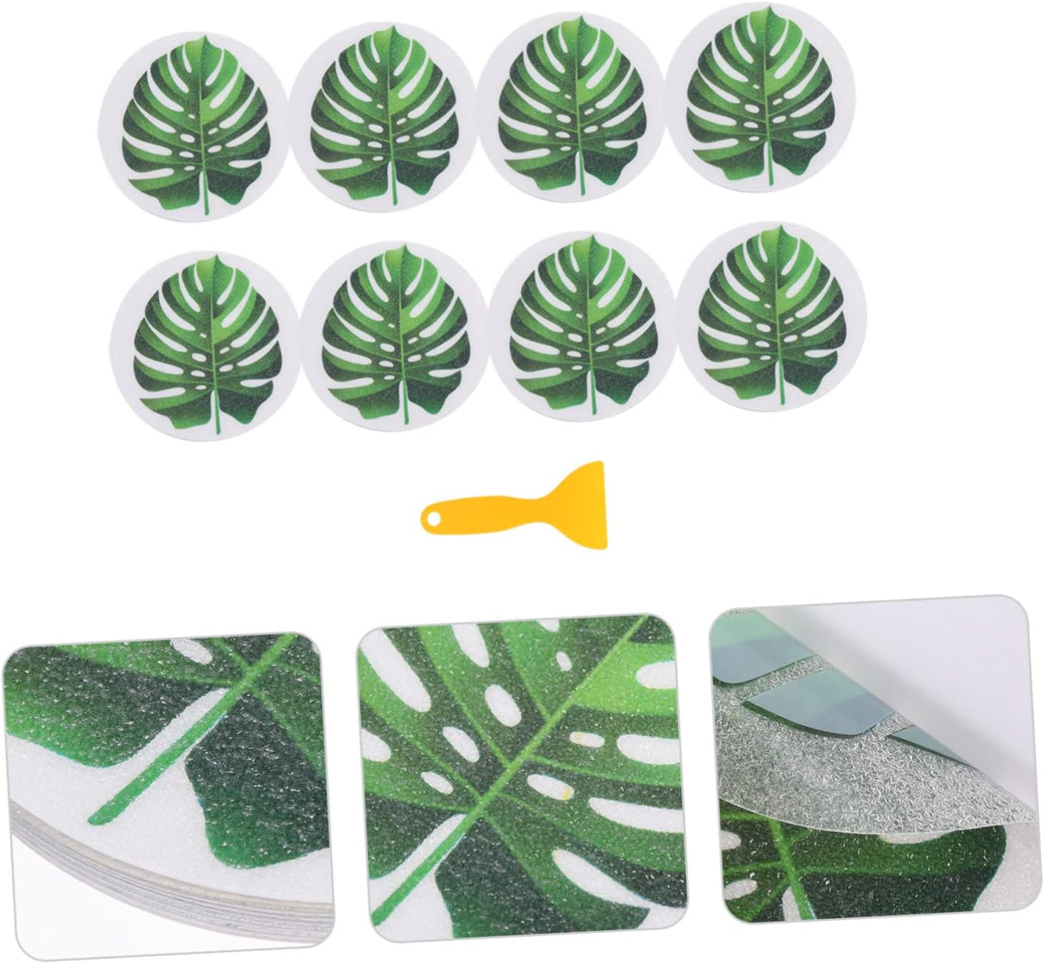 Tame Slip with Peva Leaf Sticker for Bathtub Safety