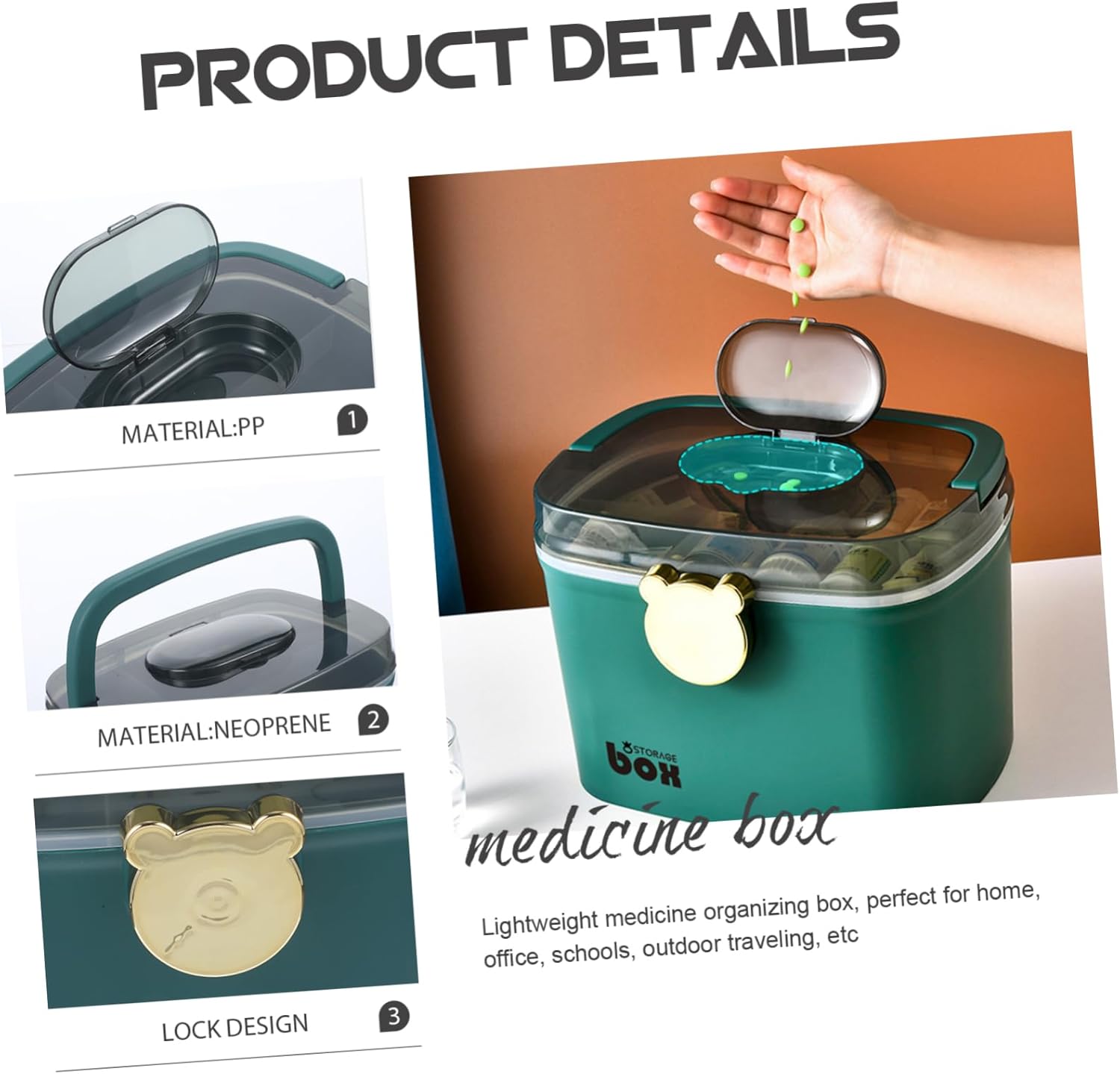 Medicine Cabinet Storage Box
