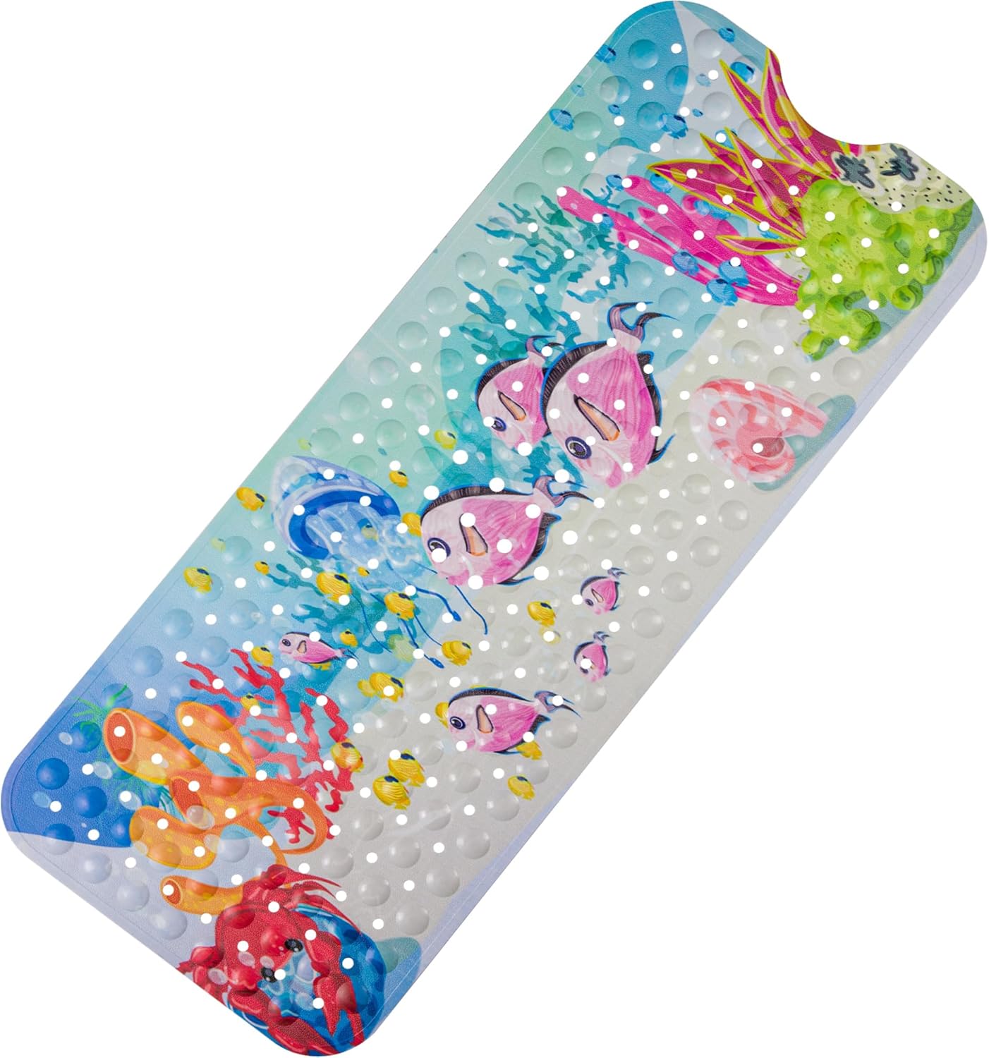 All Pride Baby Bath Mat with Suction Cups and Drain Holes