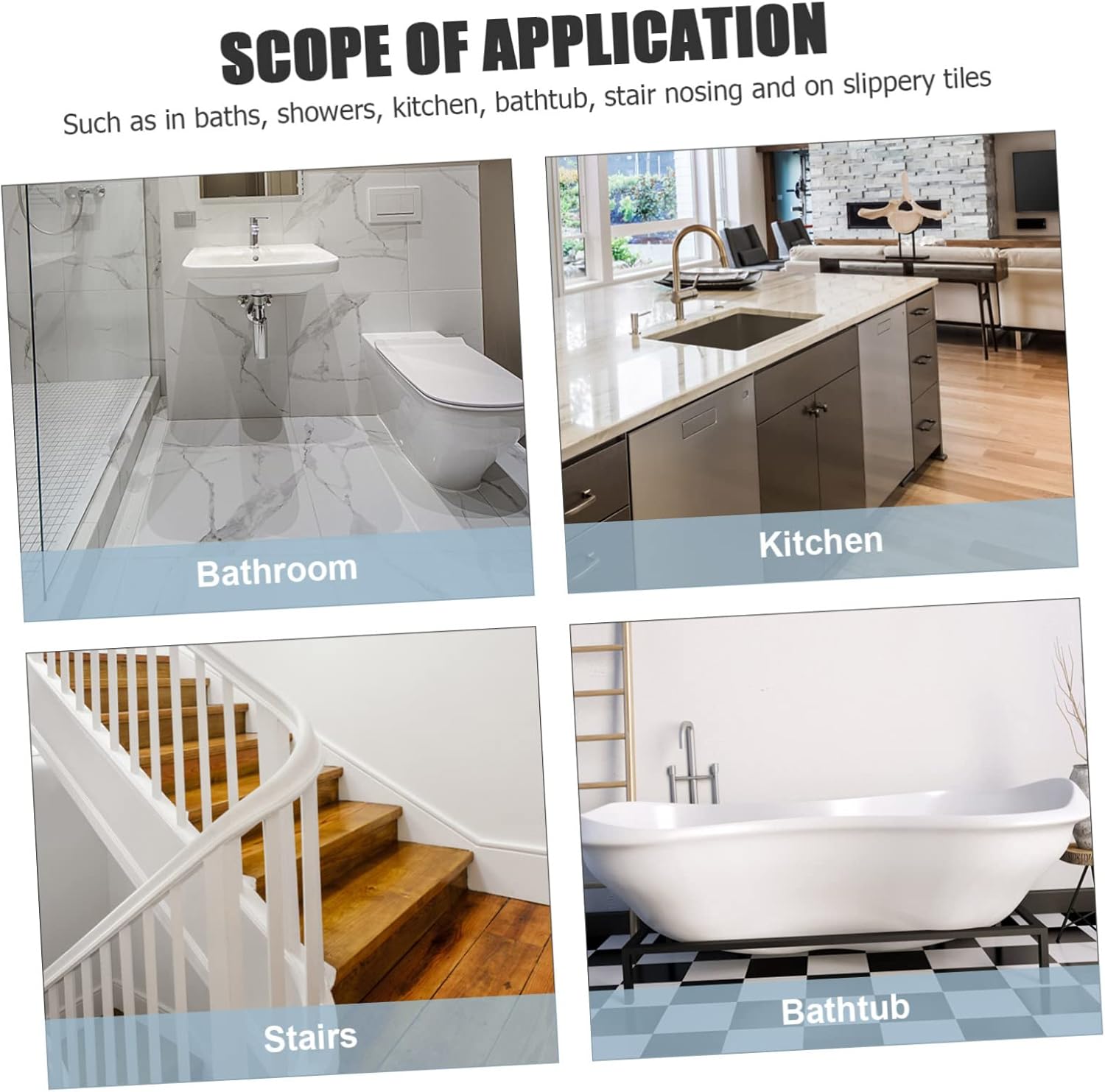 Bath Safety Stickers Set