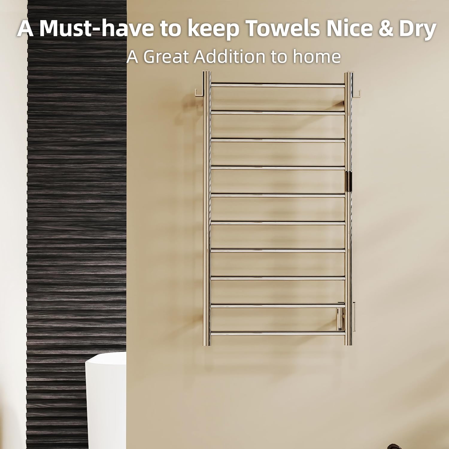 Stainless Steel Towel Warmer With Timer