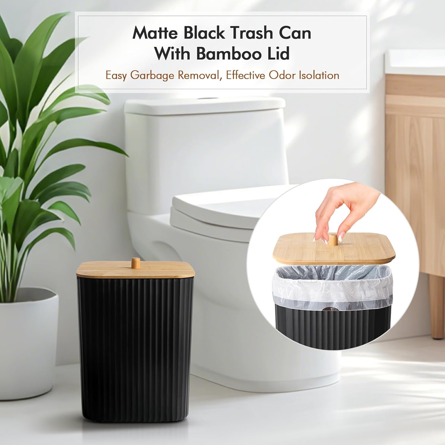 Rytoxil Complete Black Bathroom Set