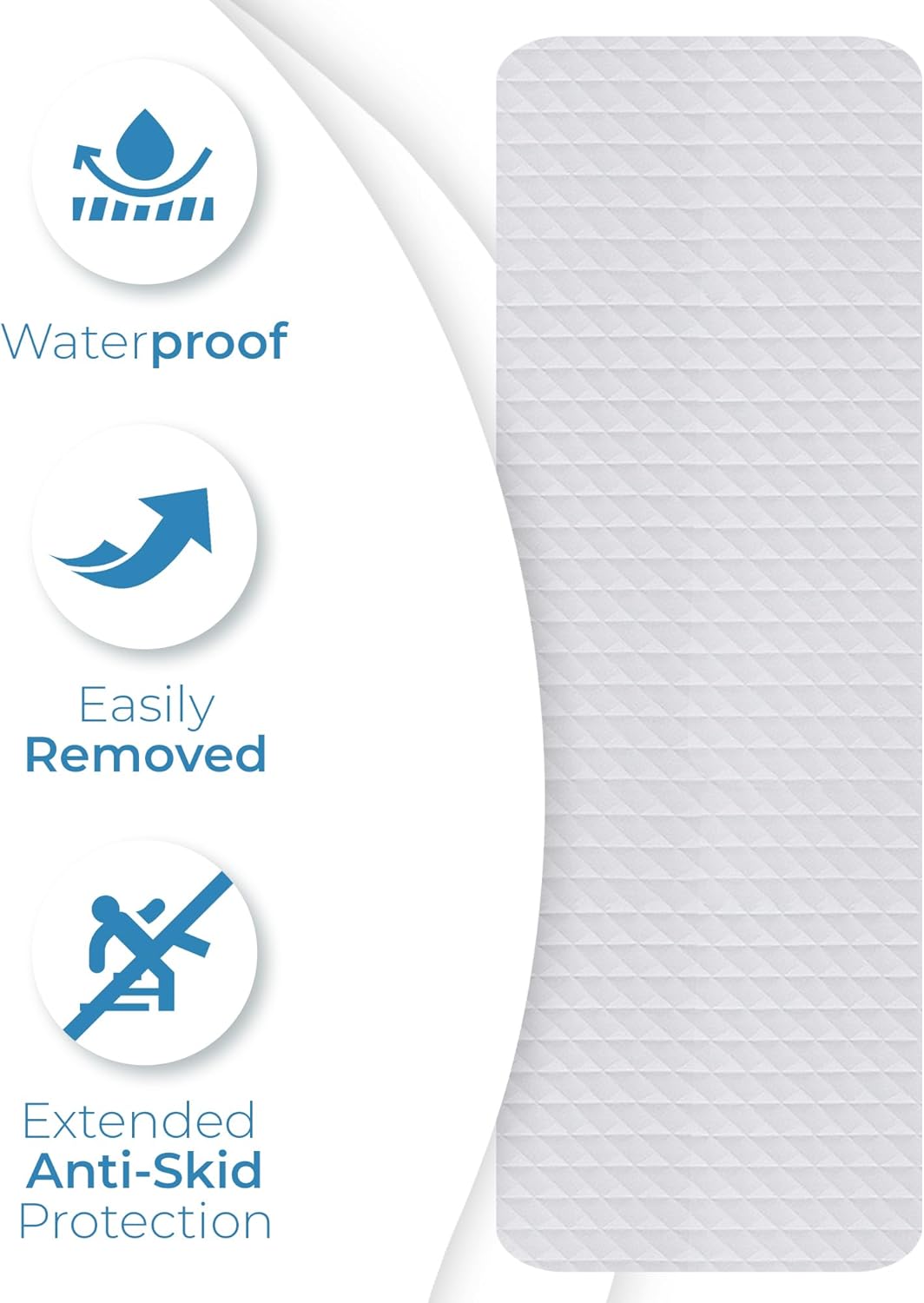 12ClearAntislipShowerStickers