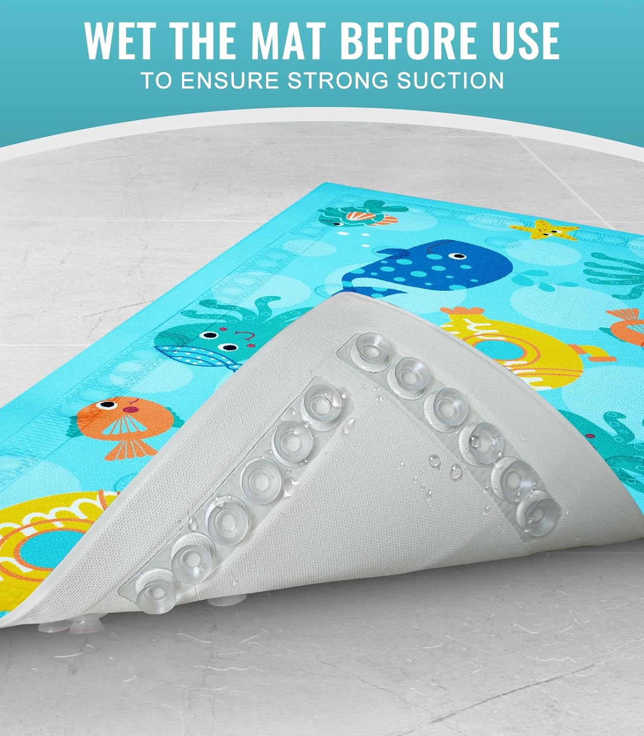 Heat Indicator Baby Bath Mat from GiggleGlow