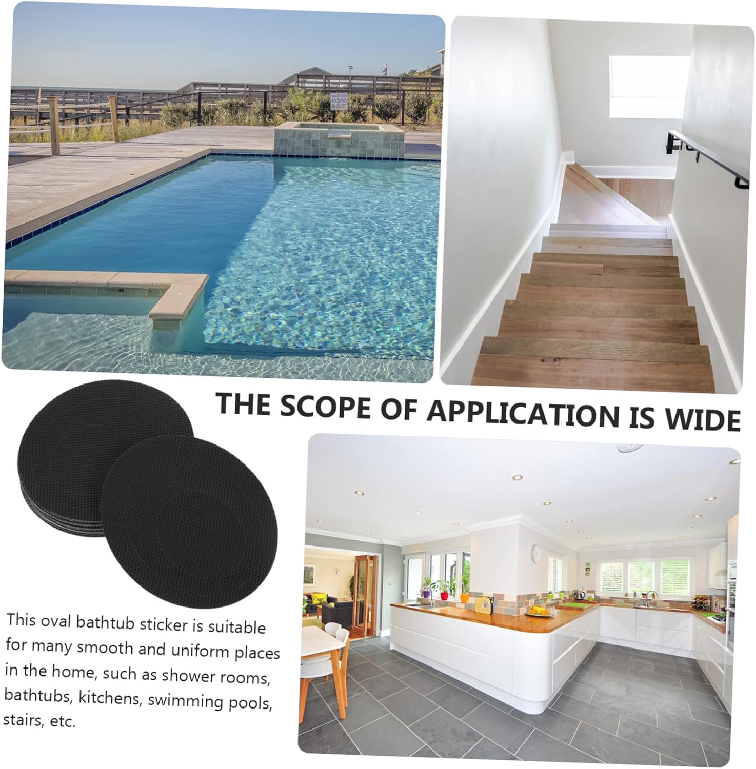 20-Piece Non-Slip bath Sticker Best for bathtub Safety