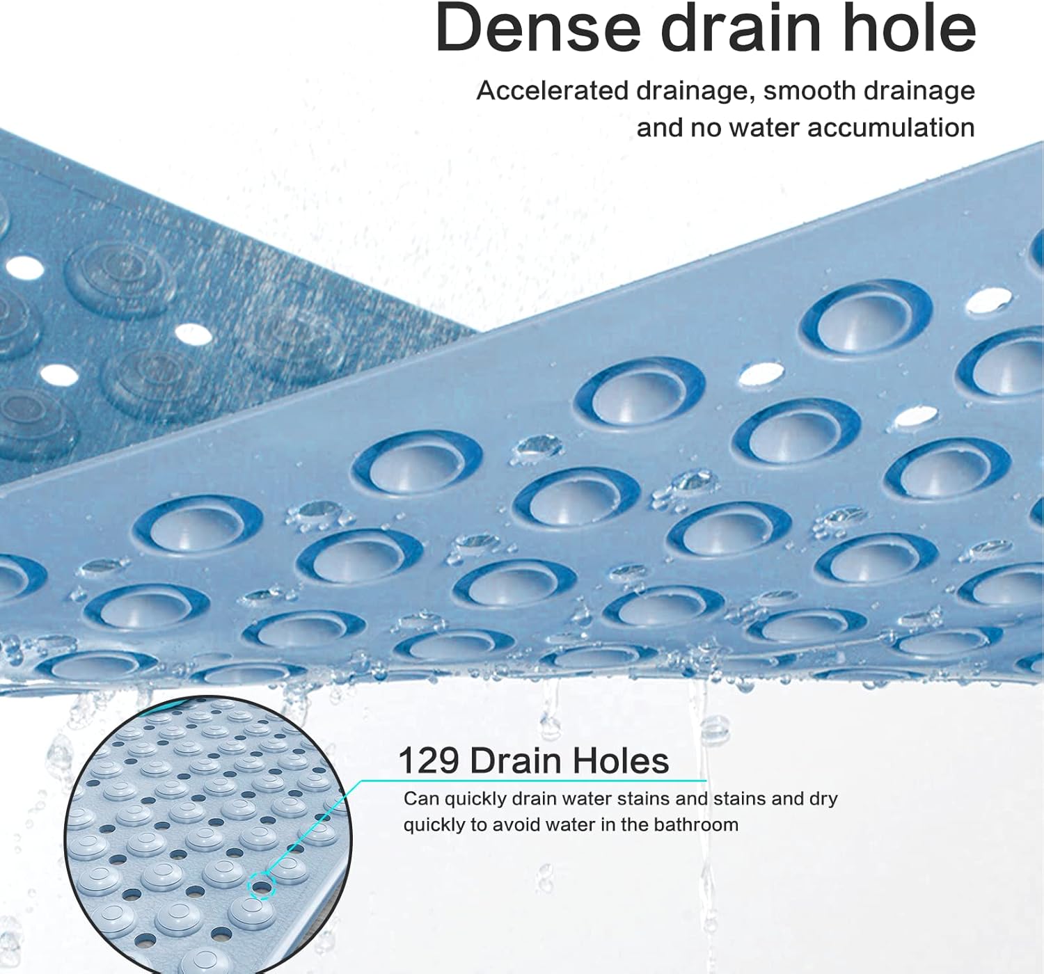 Perfect Non-Slip Shower Mat for Elderly Kids Durable Easy to Use