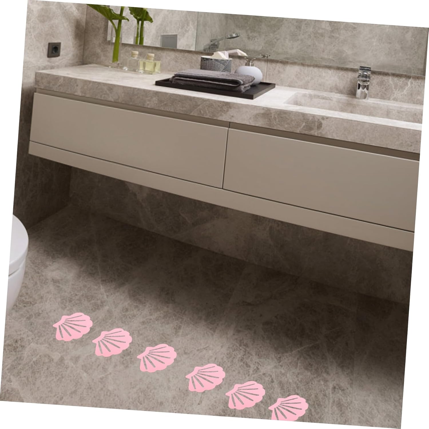 12pcs Sea Shell Non-Slip Stickers for Bathtub More