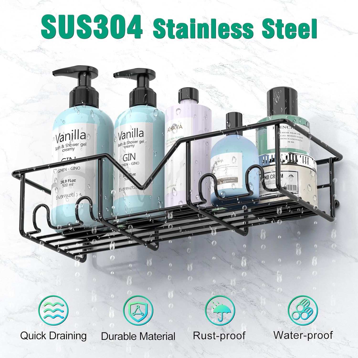 Stainless Steel Shower Caddy