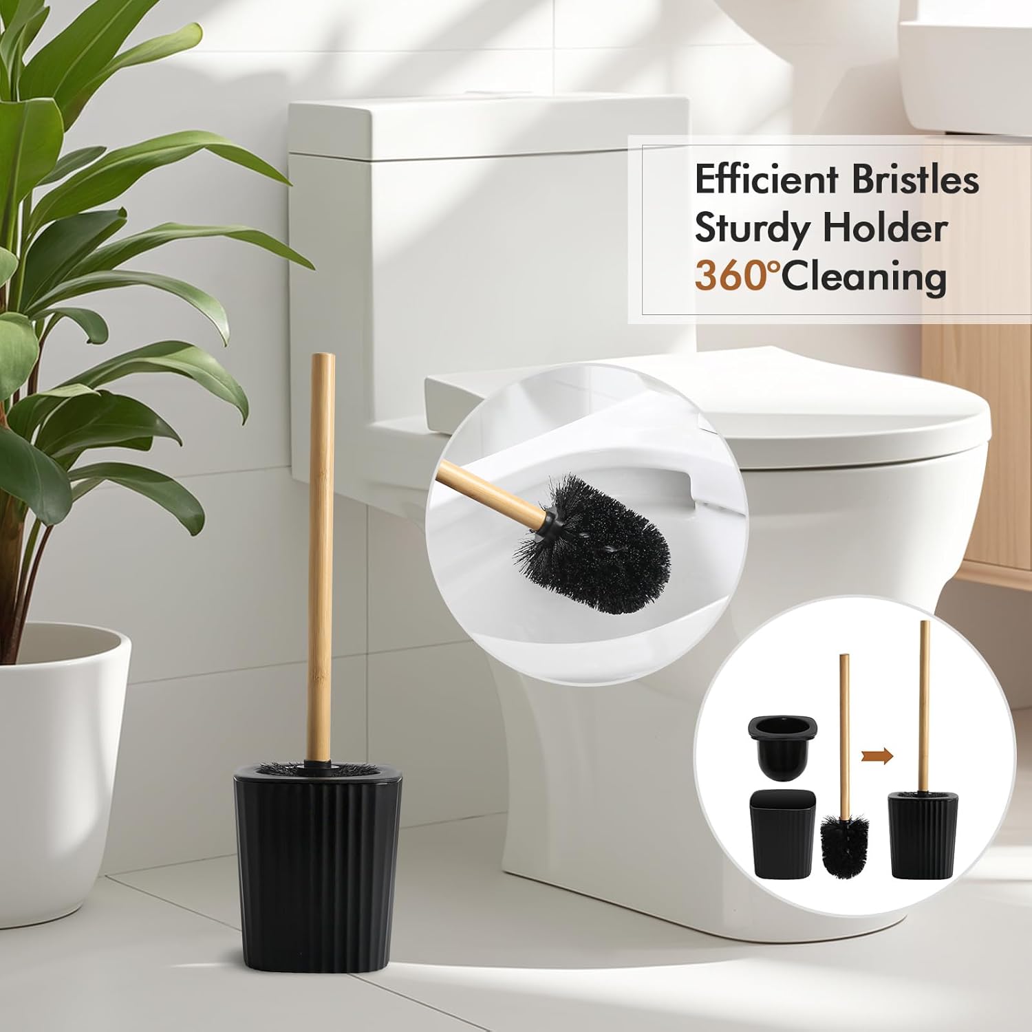 Rytoxil Complete Black Bathroom Set