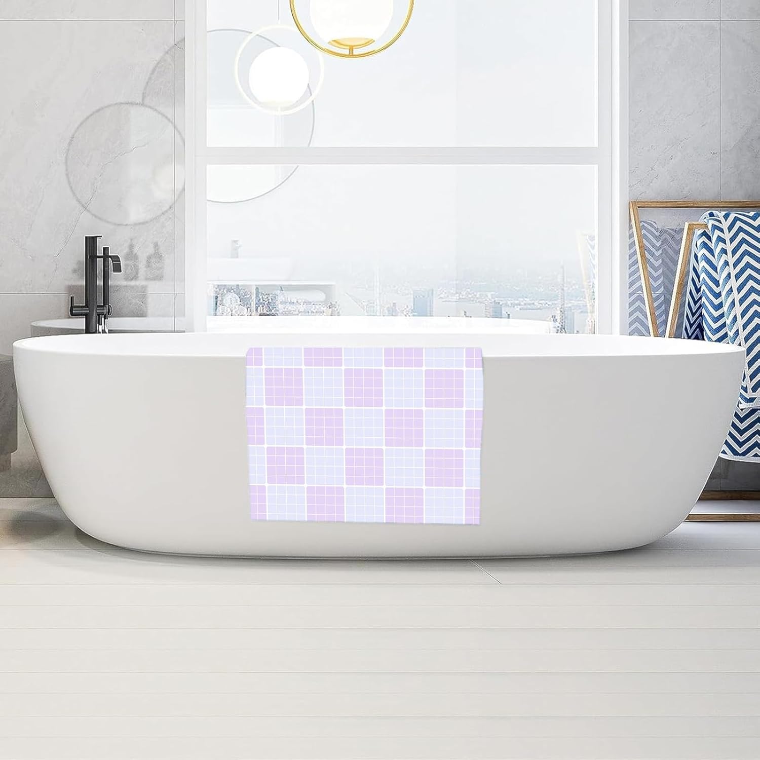 Non-Slip Grid Shower Mat