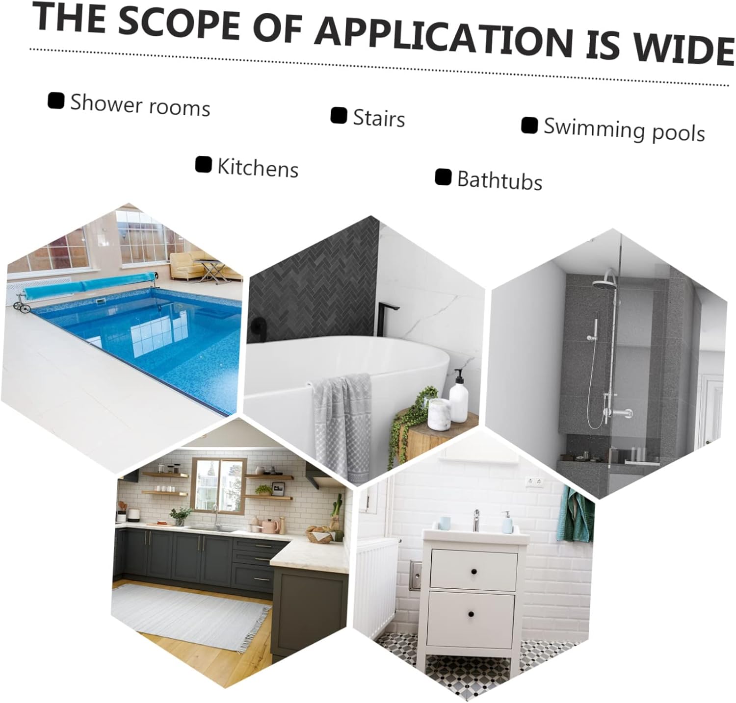Cabilock Anti-Slip Stick Non-Slip Sticker for bathtub Safety