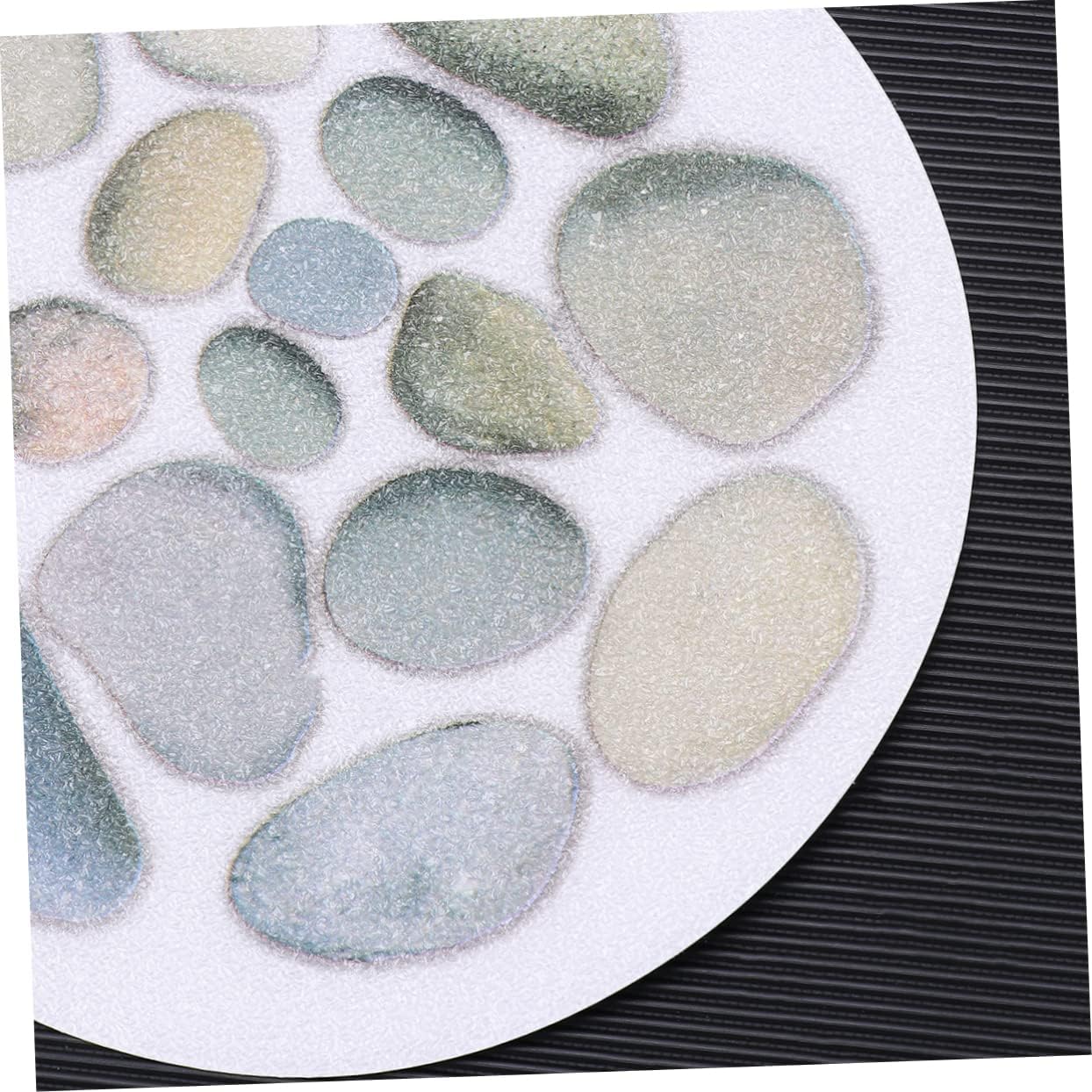 Healifty 4Pcs Stone Pattern Bath Sticker - Safe Slipping Resistant