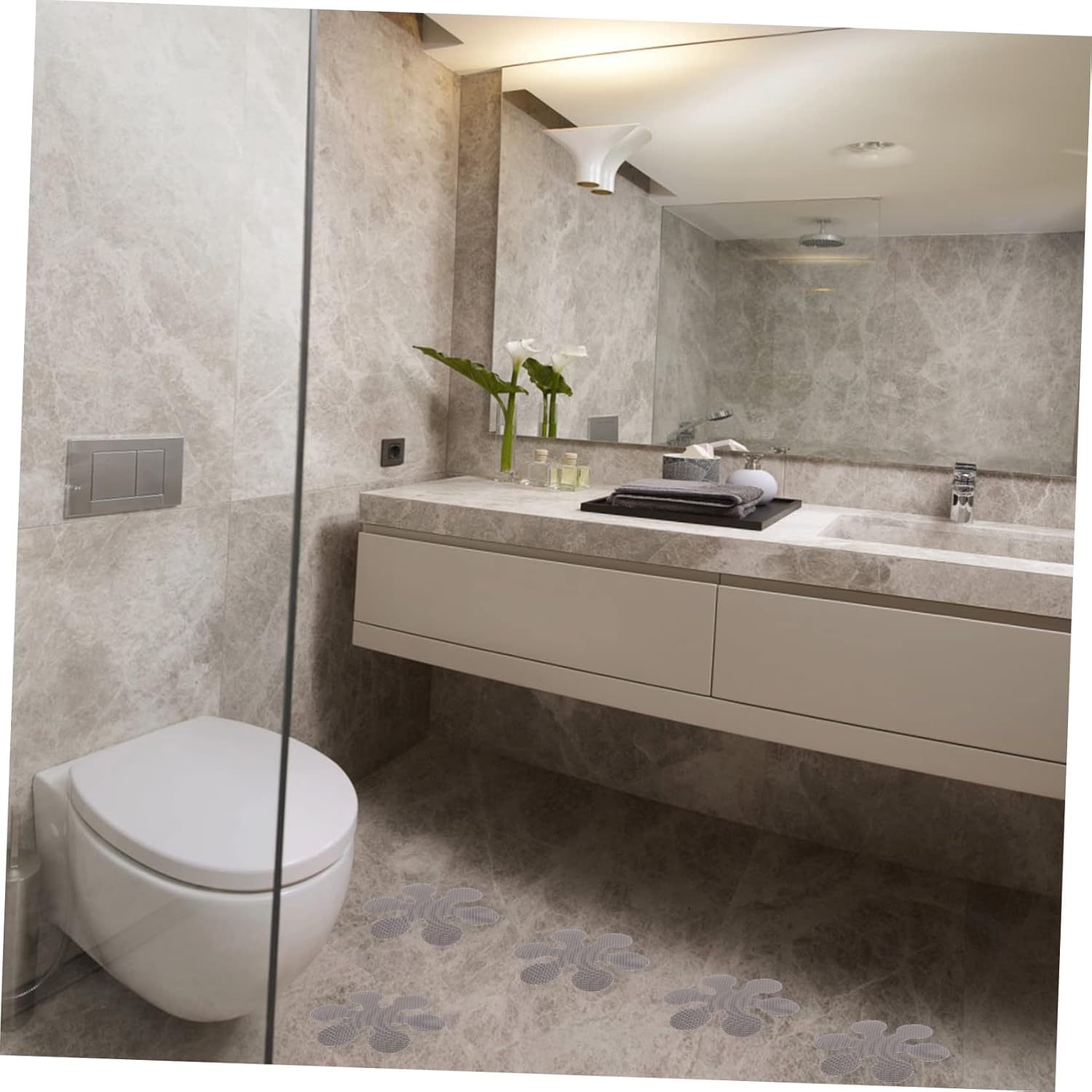 Non-Slip bathtub stickers make every washroom easy and fun