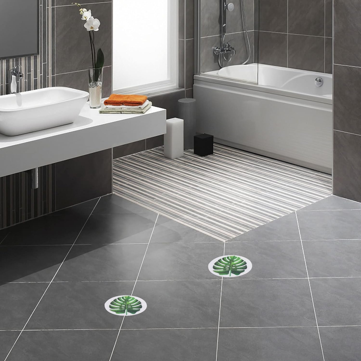 LIFKOME Bath Safety Sticker Set for Slip and Fall Prevention