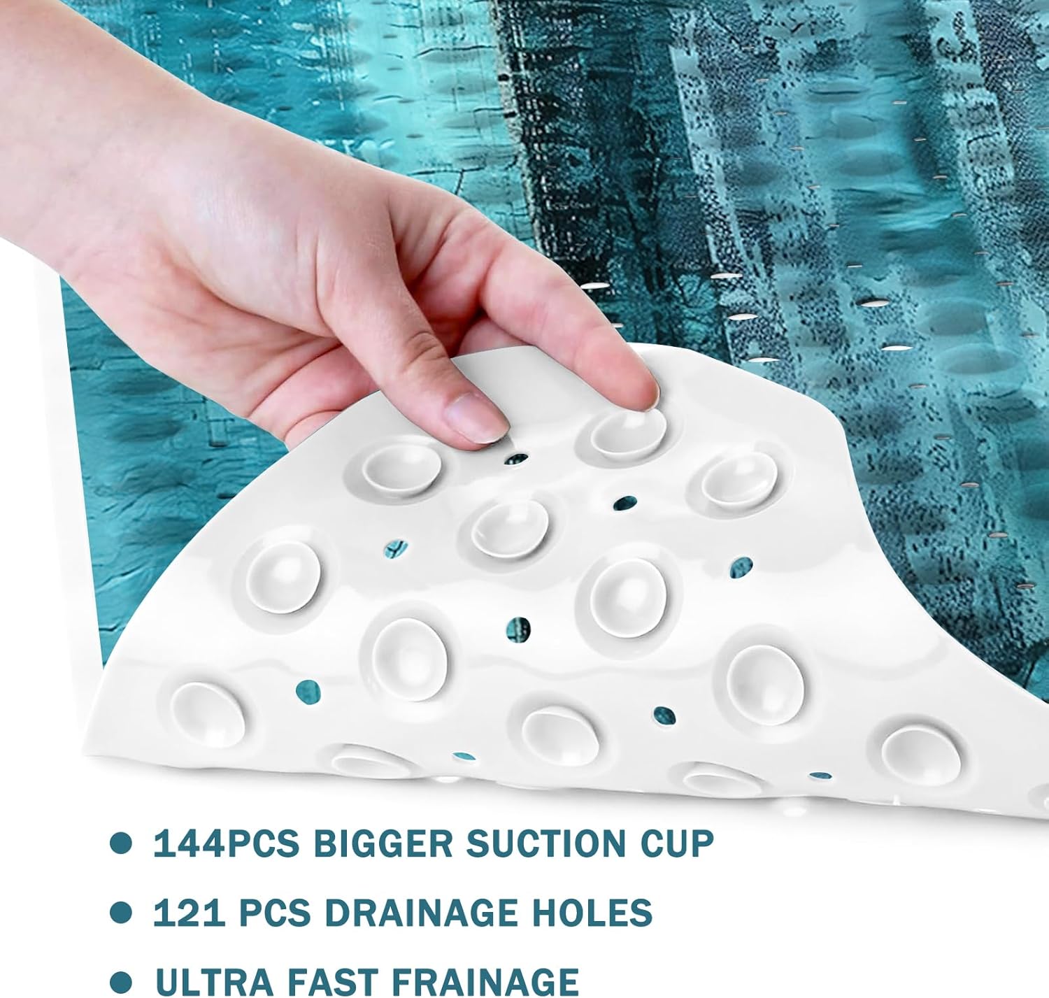 Premium Non-Slip bathtub mat for turkish abstract design