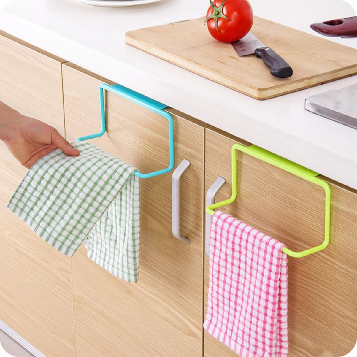 2-Piece Towel Holder Rack for Kitchen Bath