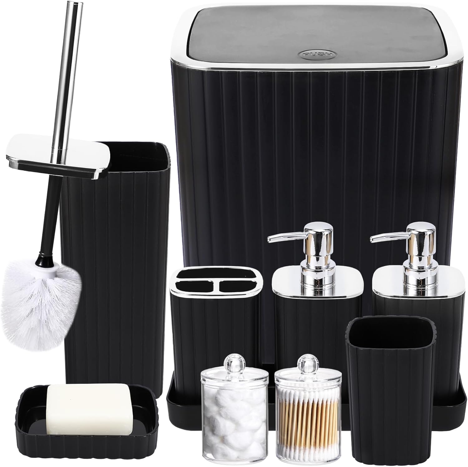 XLHOMO 10 Piece Bathroom Accessory Set