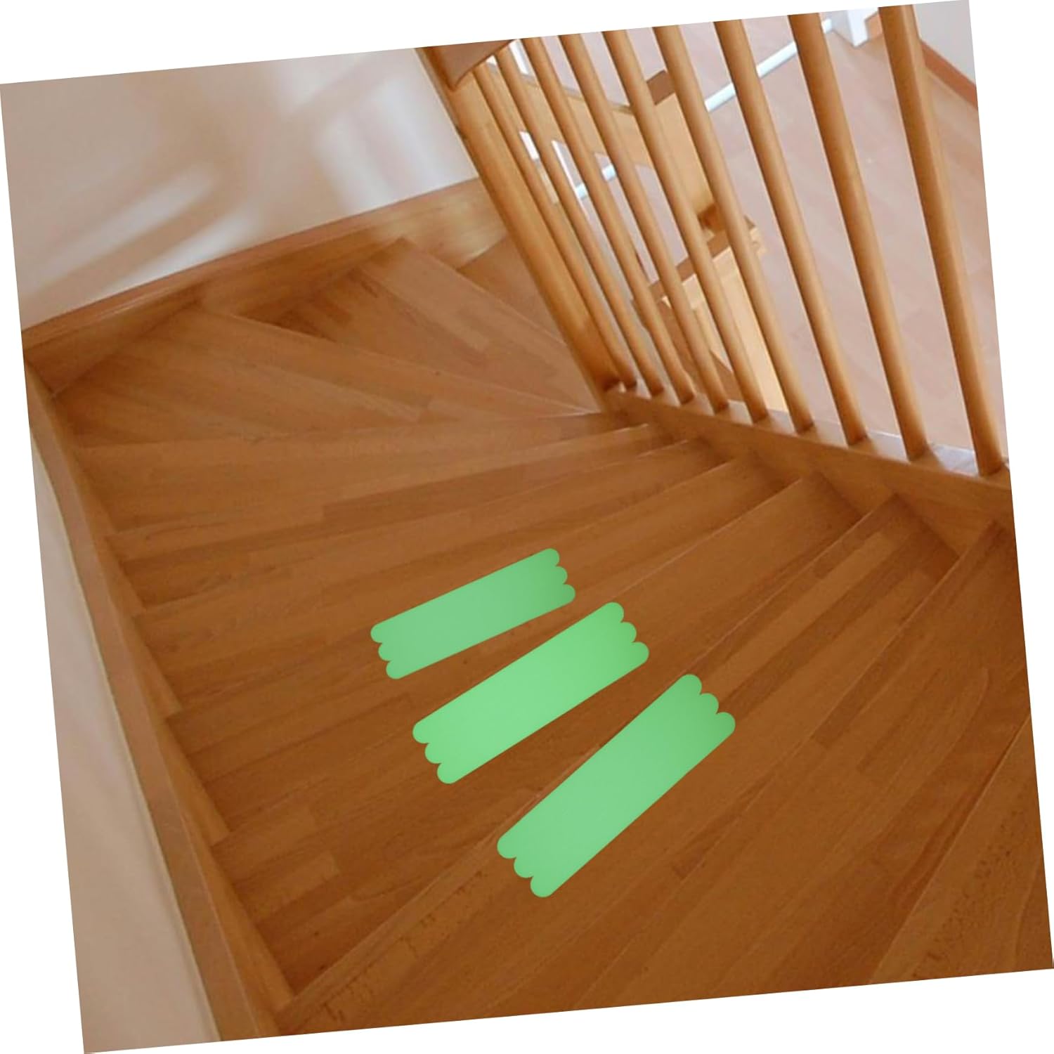 24-Piece Glow-in-the-Dark bathtub and stair safety stickers