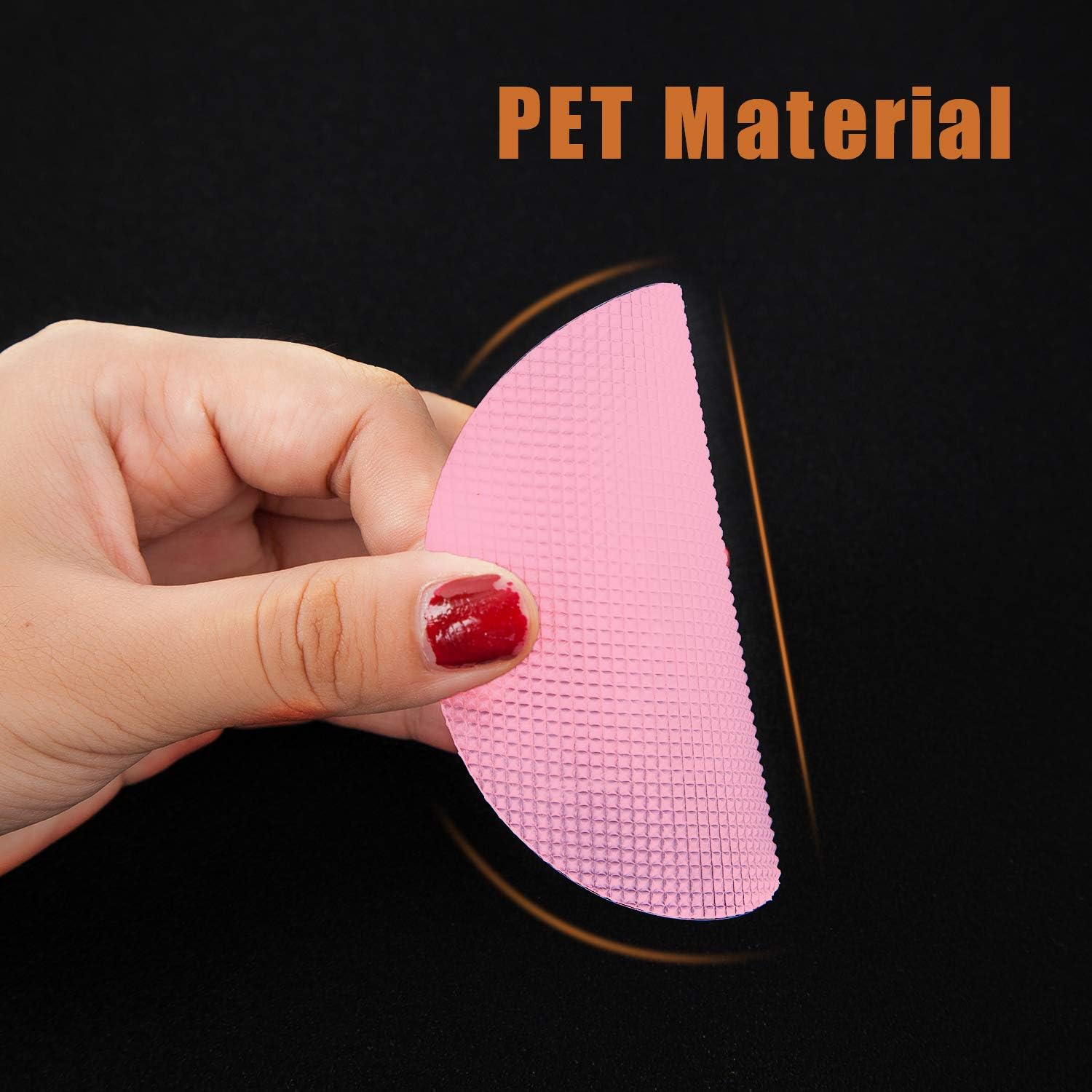 Non-Slip Bathtub Stickers 24PCS Pink Safety Treads