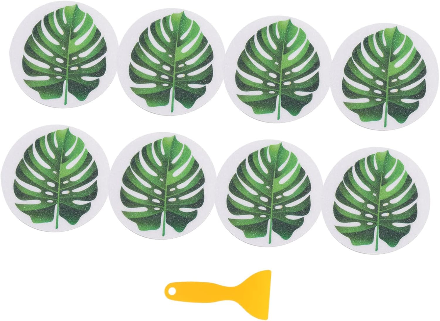 GLEAVI Bathtub Non-Slip Stickers Leaf Design for Kids and Adults