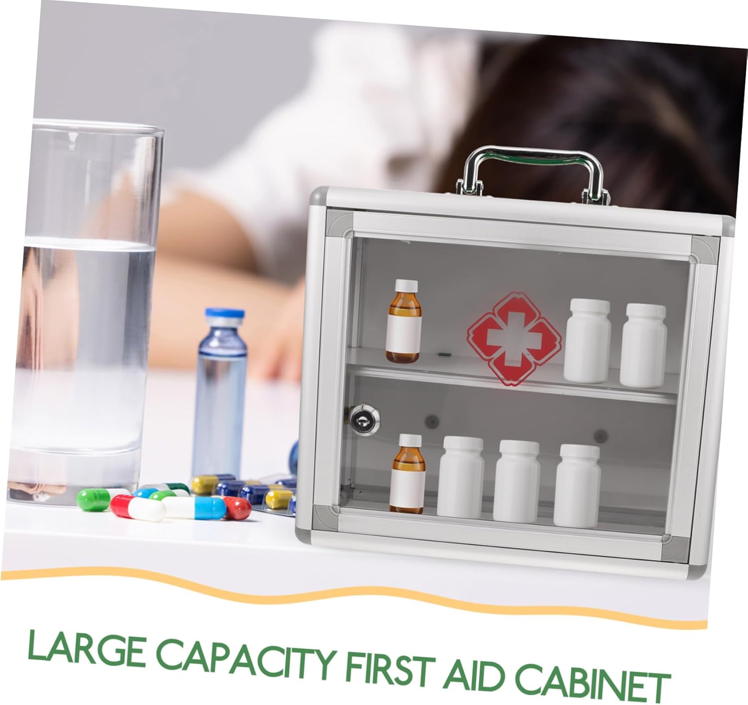 Zerodeko Wall-Mounted First Aid Cabinet
