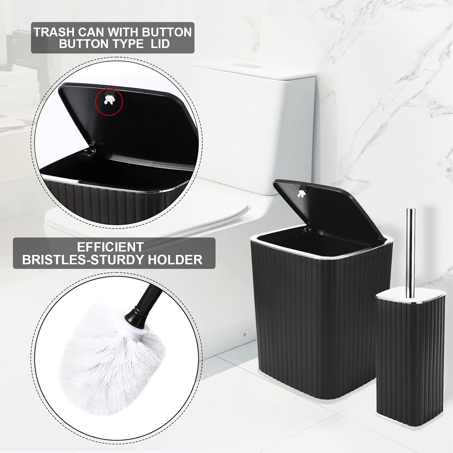 XLHOMO 10 Piece Bathroom Accessory Set