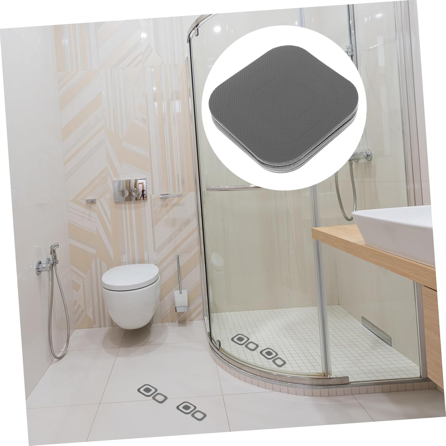20pcs Shower Stickers Adhesive Strips for Safety