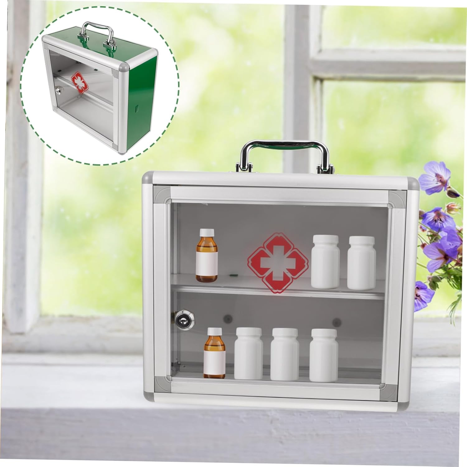 Zerodeko Wall-Mounted First Aid Cabinet