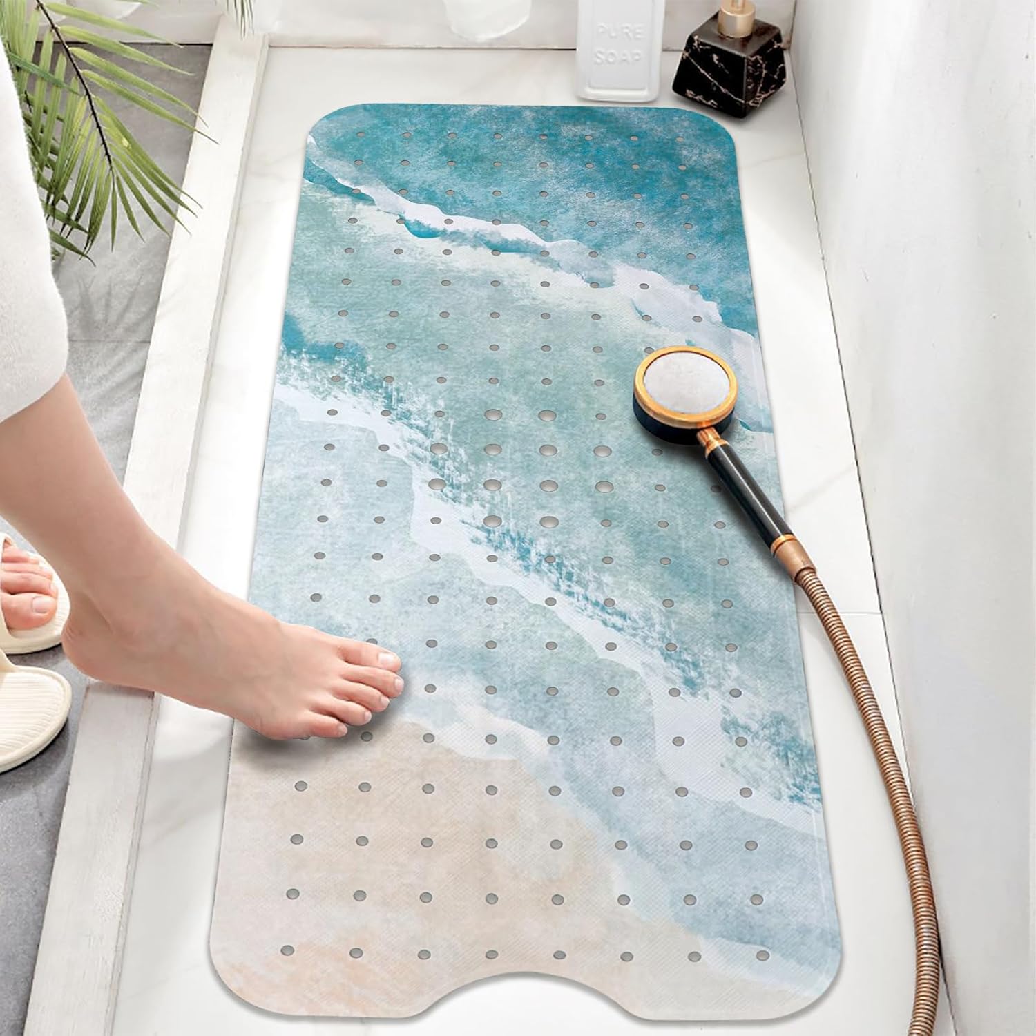 Beach Bathtub Mat for Kids Safe Fun