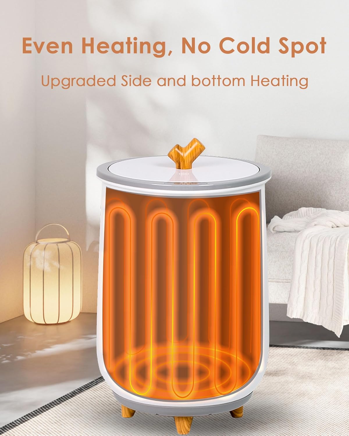 VOUKOTA20L Luxury Towel Warmer Bucket with Auto Shut Off Heat Timer