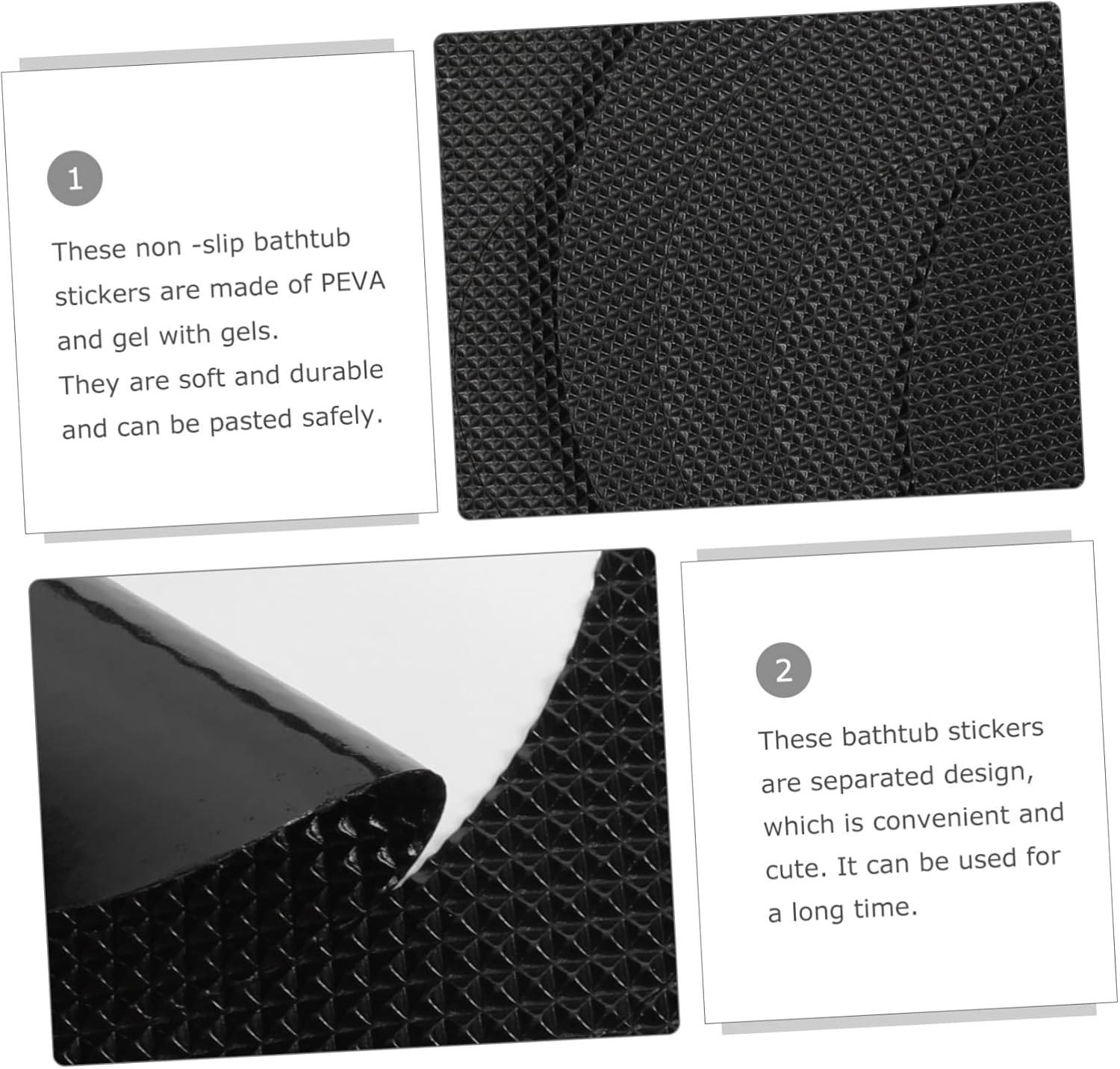 20-Piece Non-Slip bath Sticker Best for bathtub Safety
