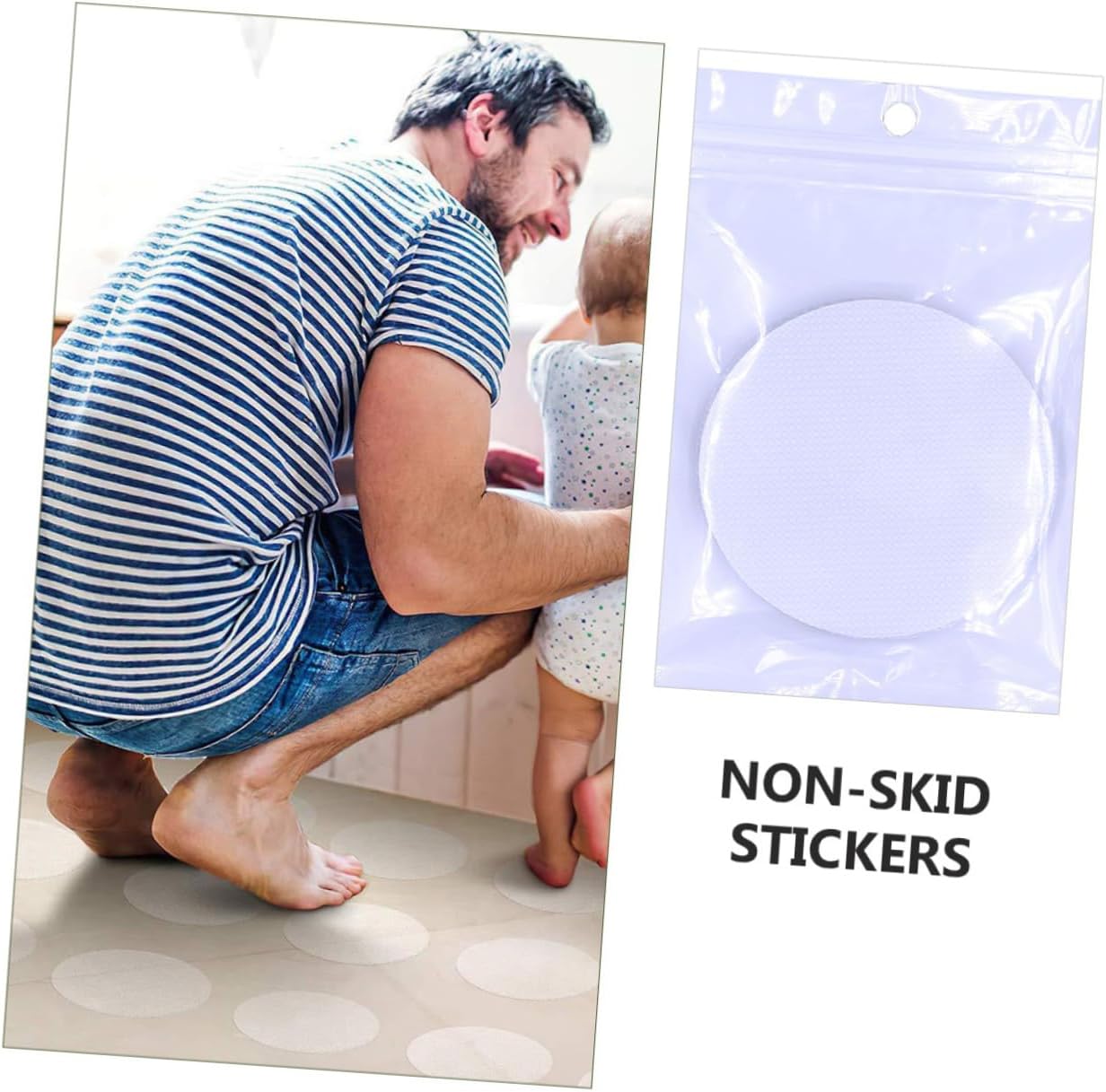 Safe bathroom non-slip stickers for kids