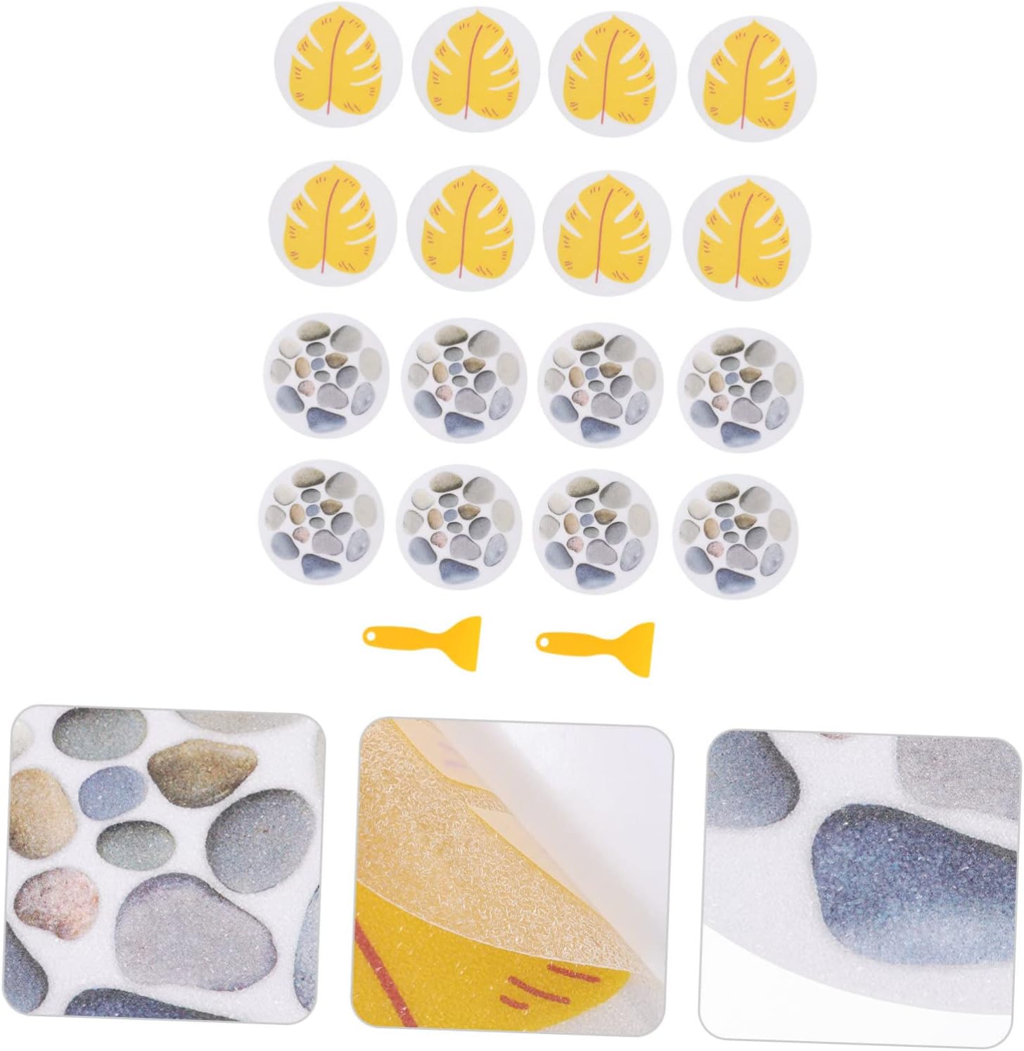 Fun Leaf Bathtub Sticker Set for Boys Girls
