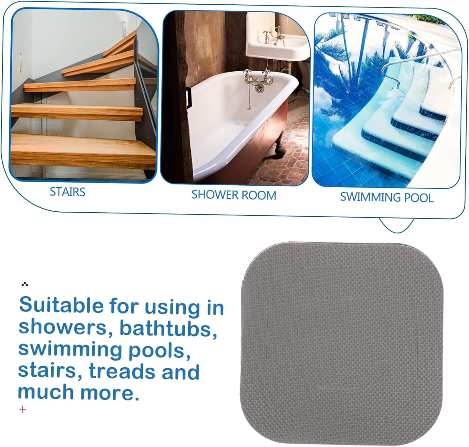 ABOOFAN Anti-Slip Stickers for Bathtub 20 Sheets Peva Material