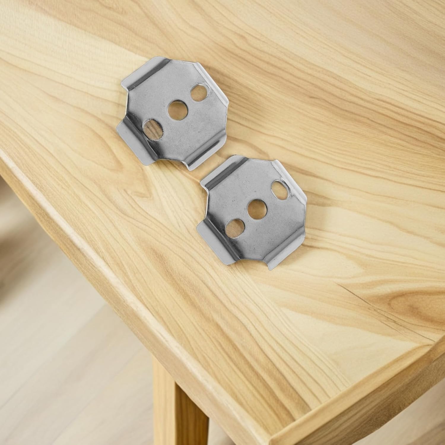 Amosfun 2-Piece Mounting Bracket for Bath Towel Rack and Toilet Holder