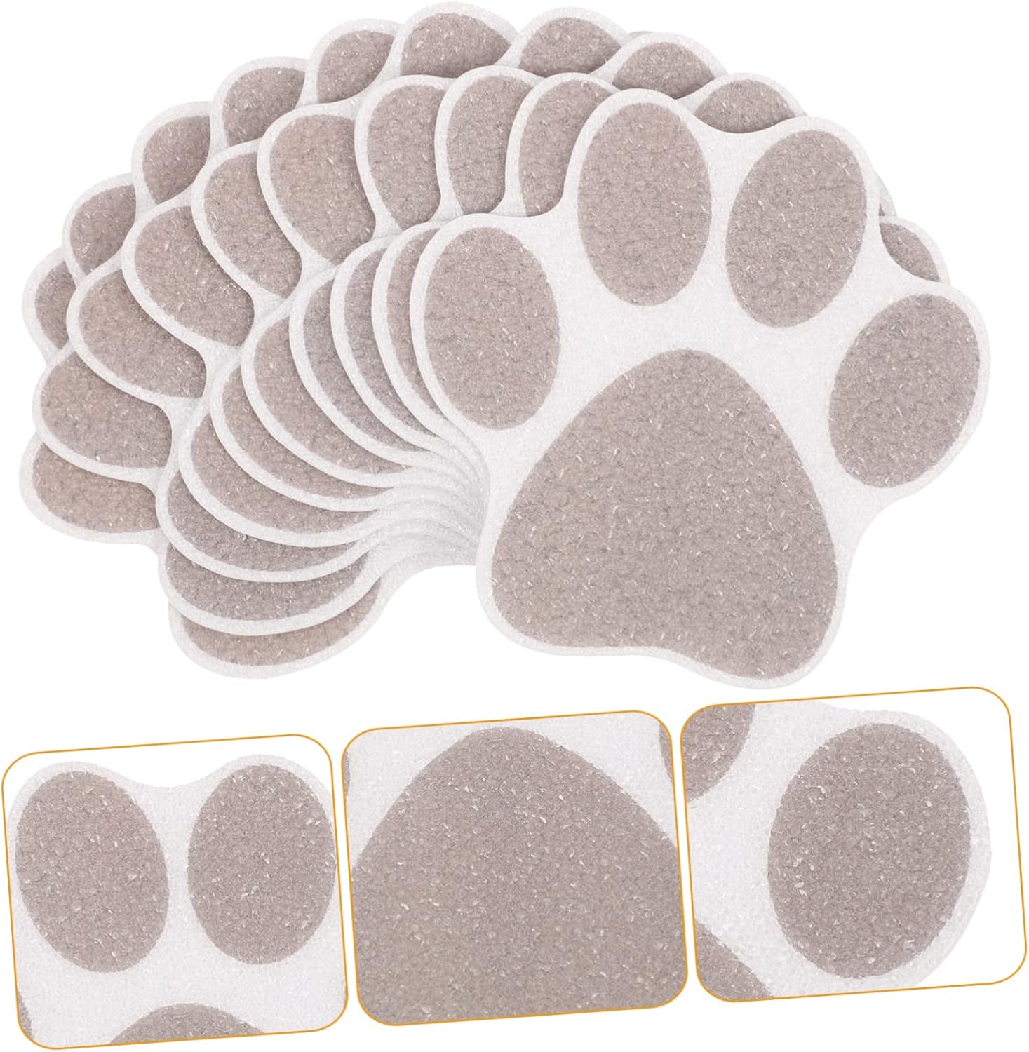 10pcs Non-Slip Paw Decals for Bathtub and Shower