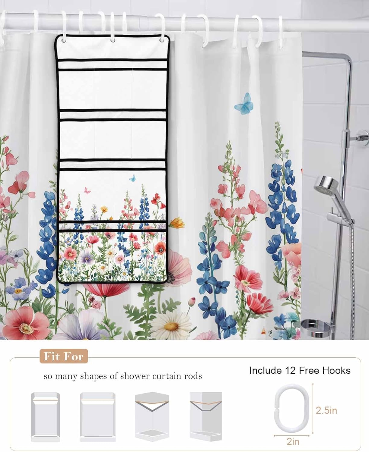ZFUNCING Mesh Showers Caddies