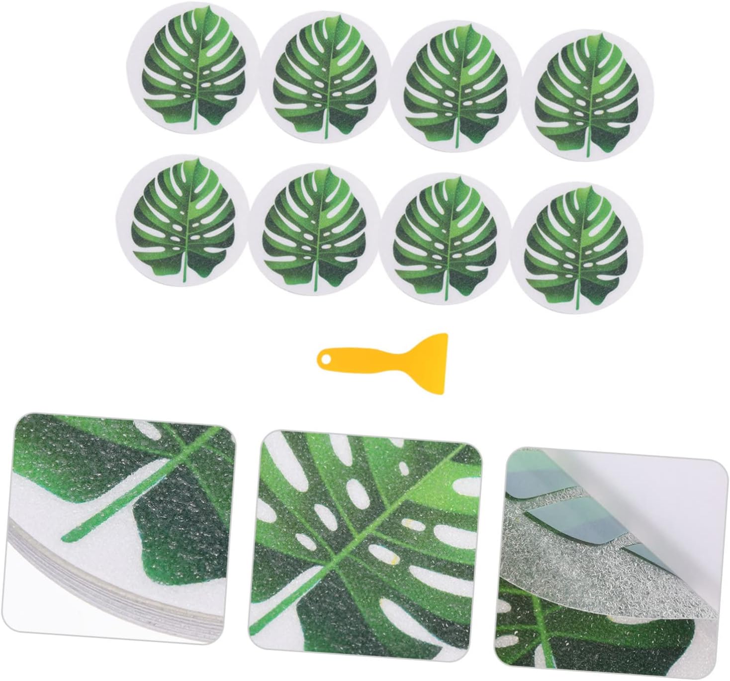 Adorable Leaf Slip Resistant Bathtub Stickers - Ideal for the Bathroom