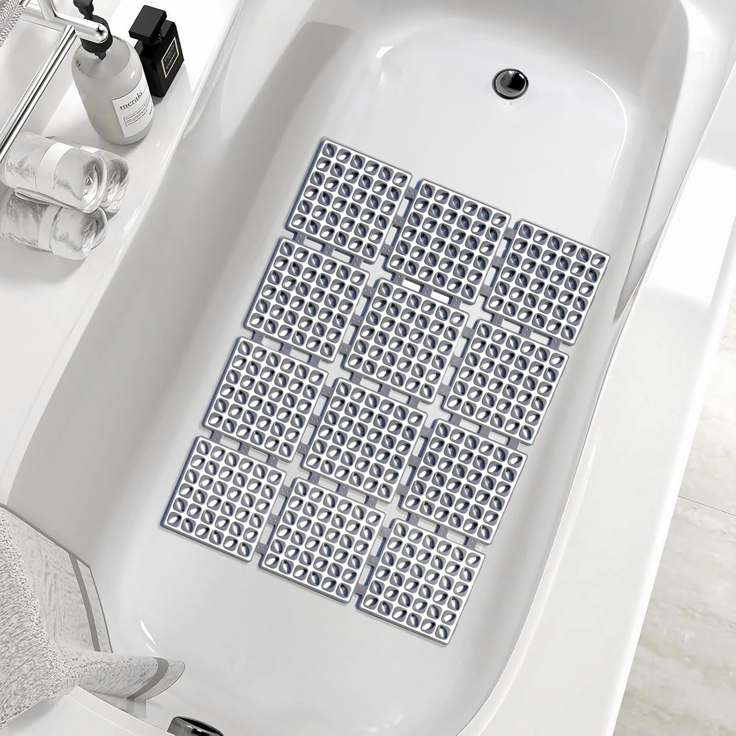 Perfect Size Non-Slip Bathtub Mat for Elderly Kids