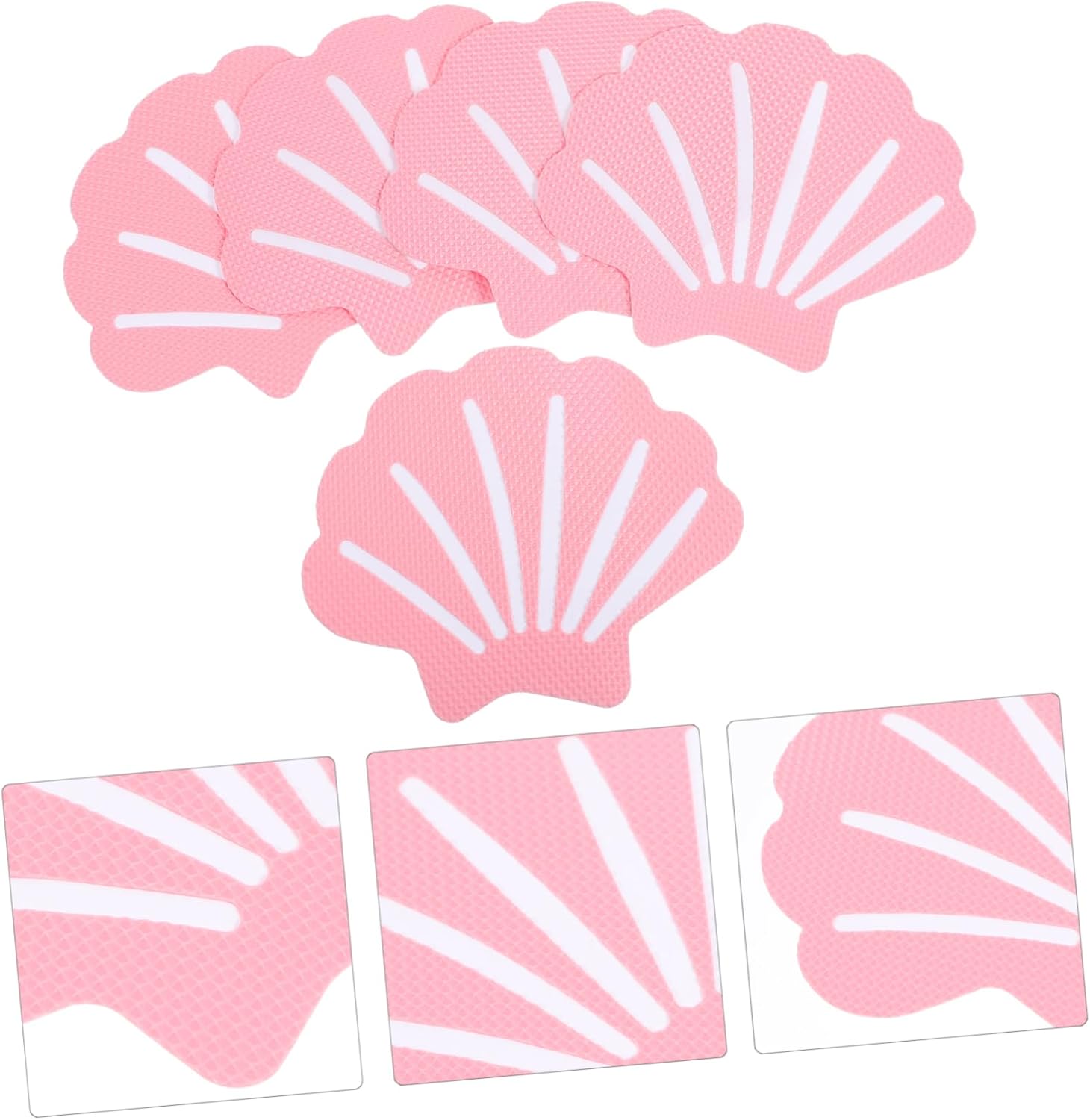 12pcs Sea Shell Non-Slip Stickers for Bathtub More