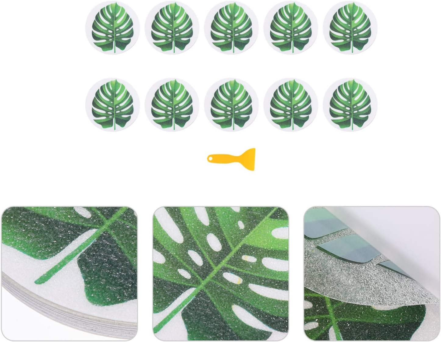 Zerodeko Peva Leaf Stickers - Safe for Bathrooms