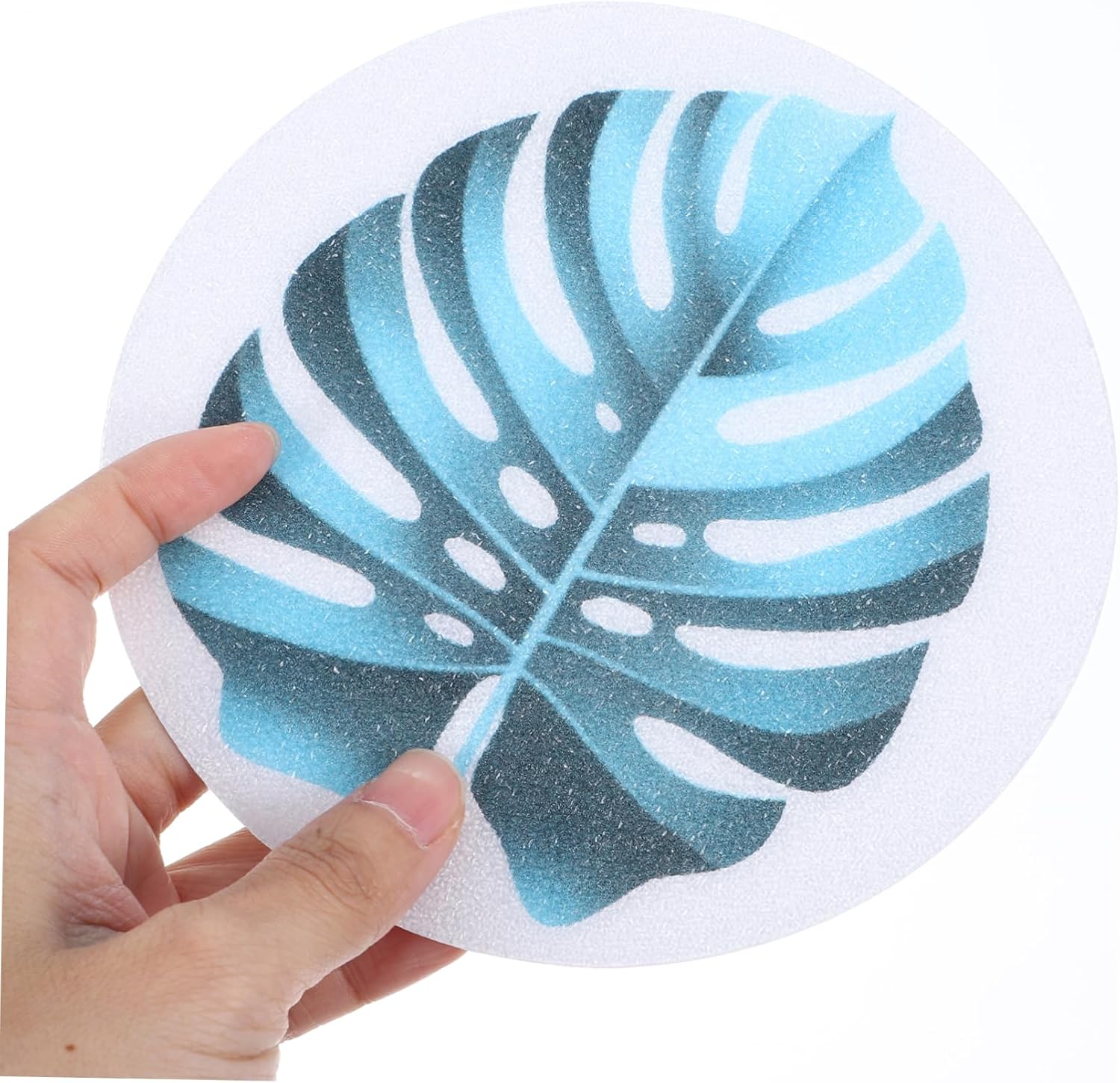 Anti-Slip Bath Stickers with Leaf Patterns for Safety