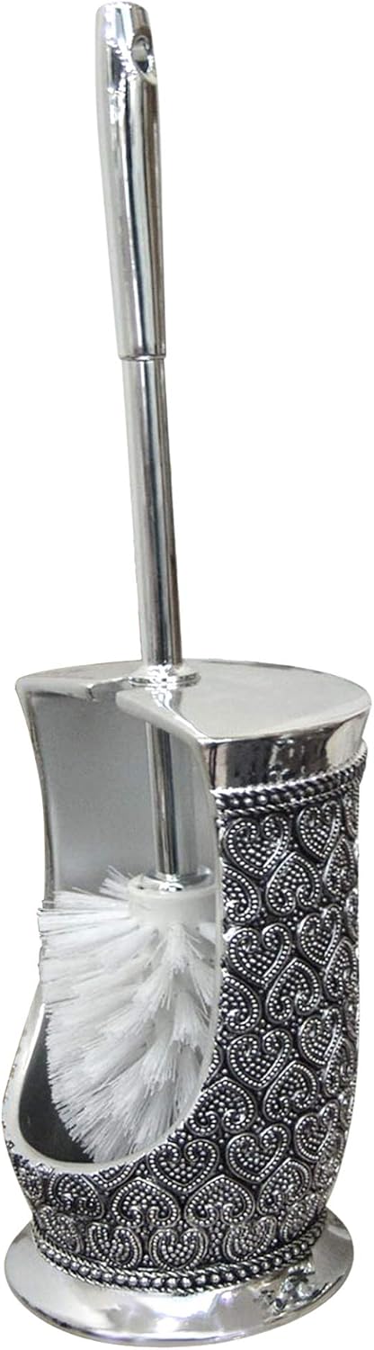 Sturdy Design Space-Saving Modern Aesthetic Toilet Brush Holder