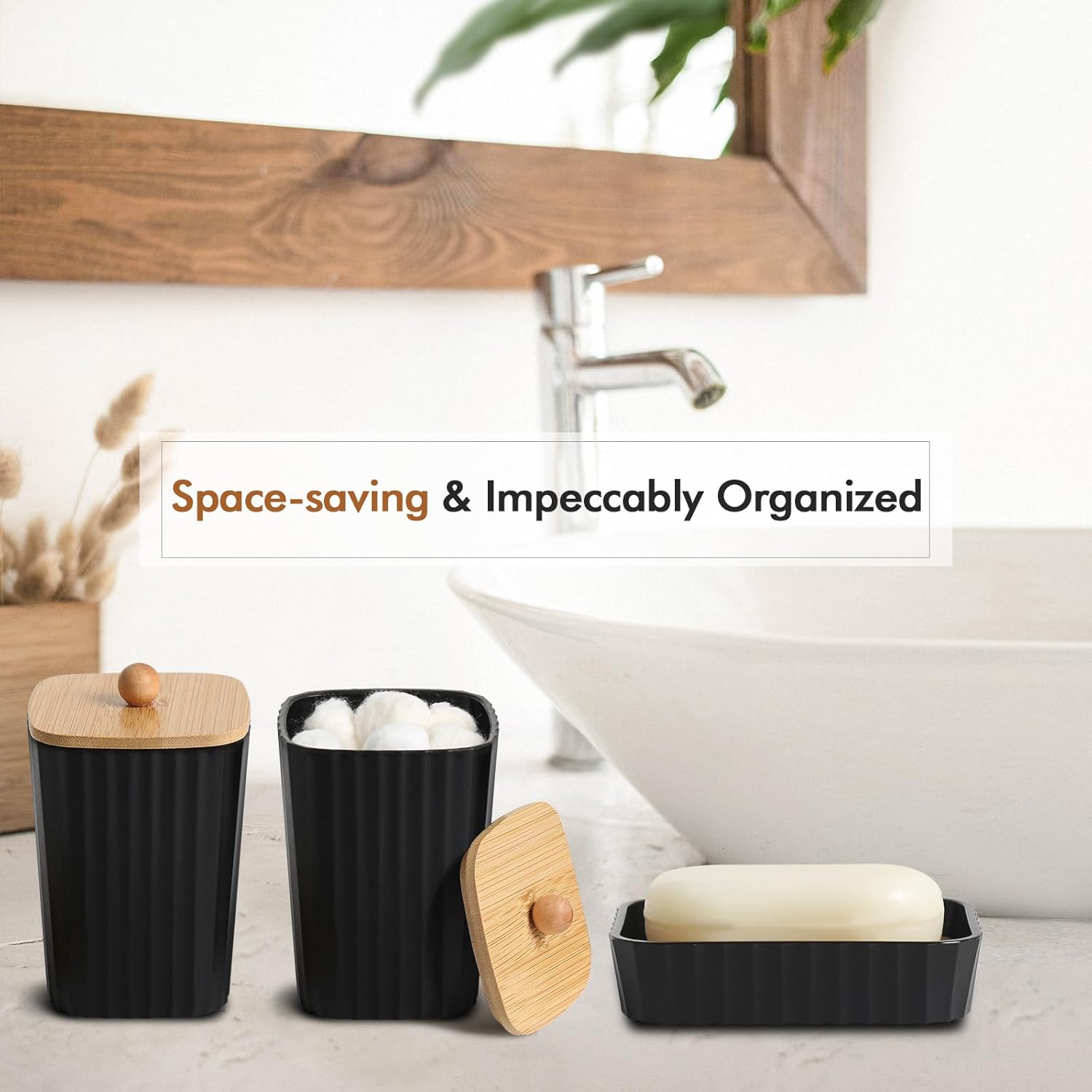 Rytoxil Complete Black Bathroom Set