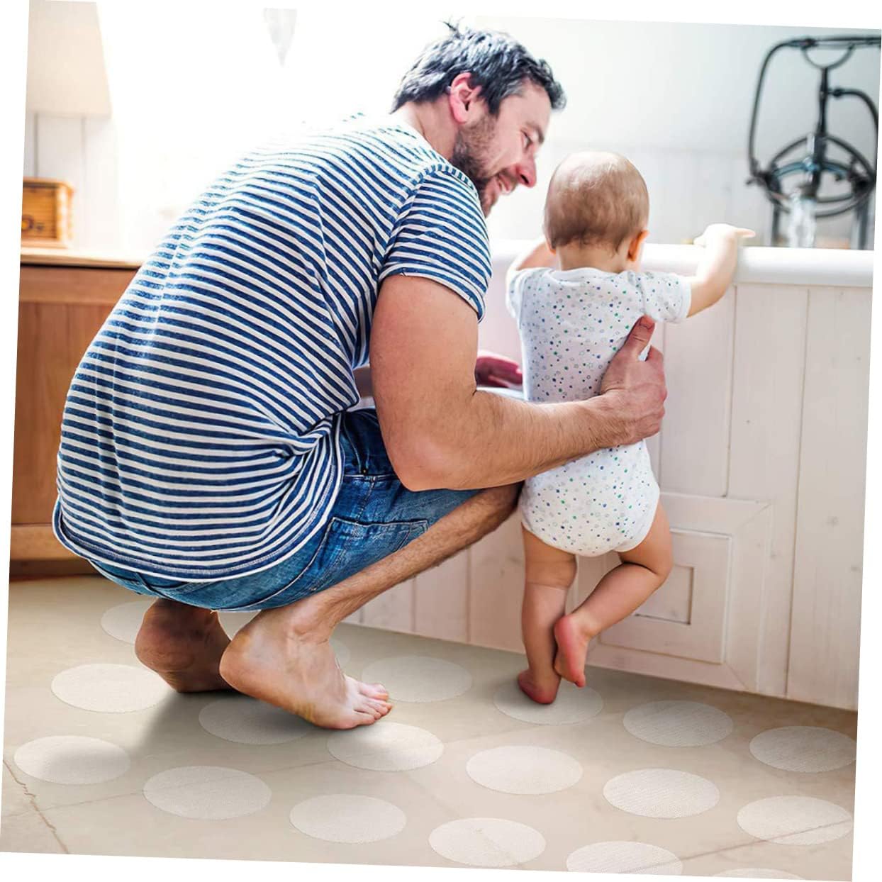 Peva Non-Slip Skid-Free Stickers for Bathrooms
