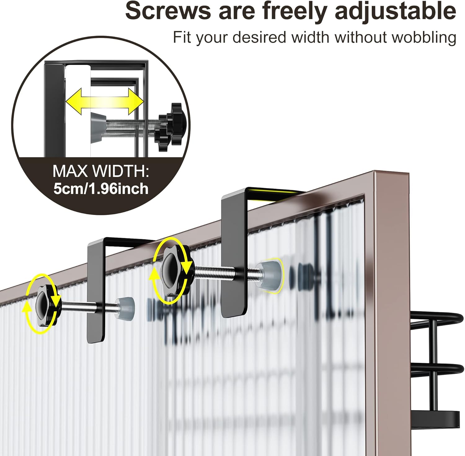 Adjustable 5 Tier Over the Door Shower Caddy