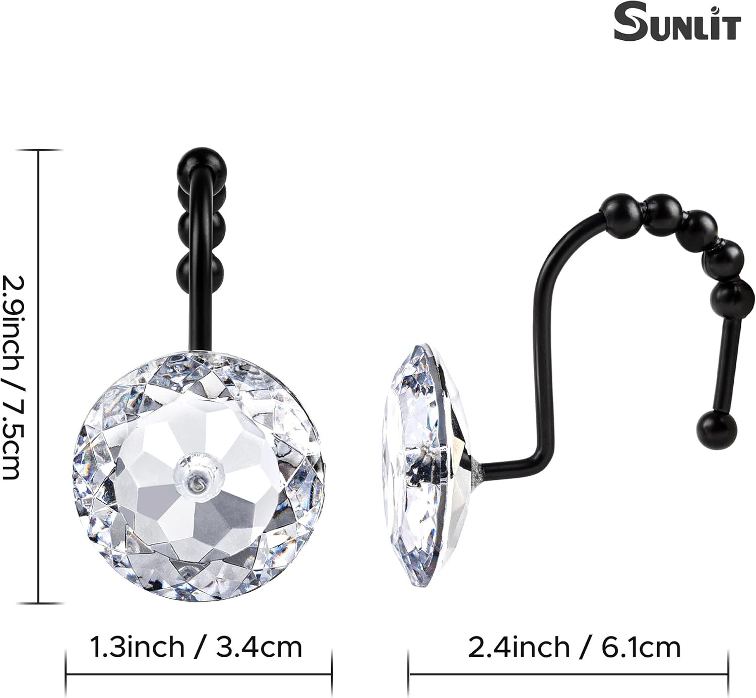 Sunlit Diamond Crystal Showers