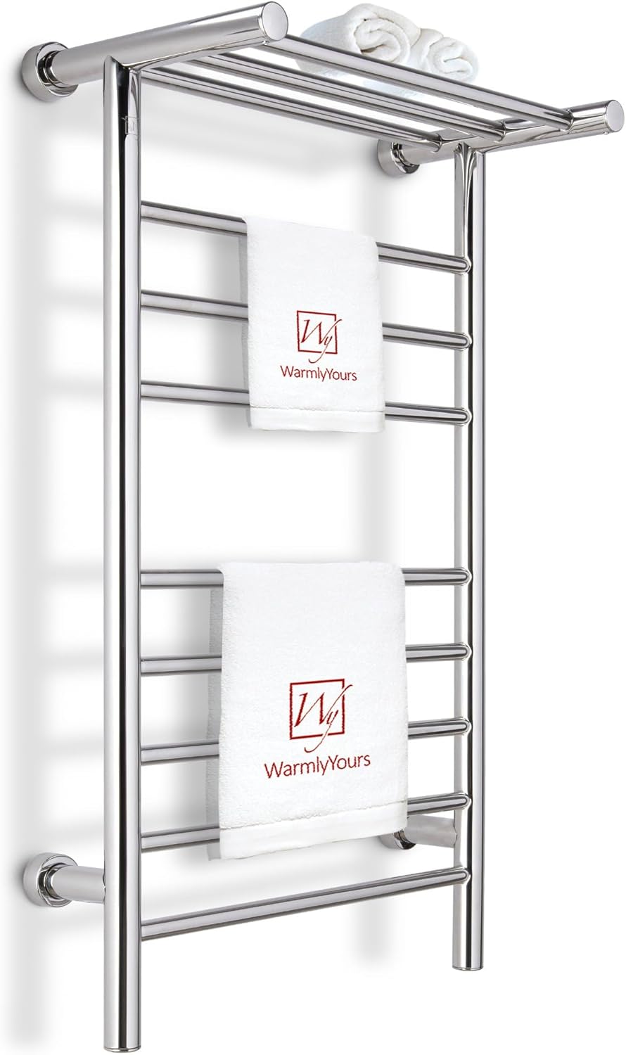 Sturdy Wall-Mounted Heated Towel Rack